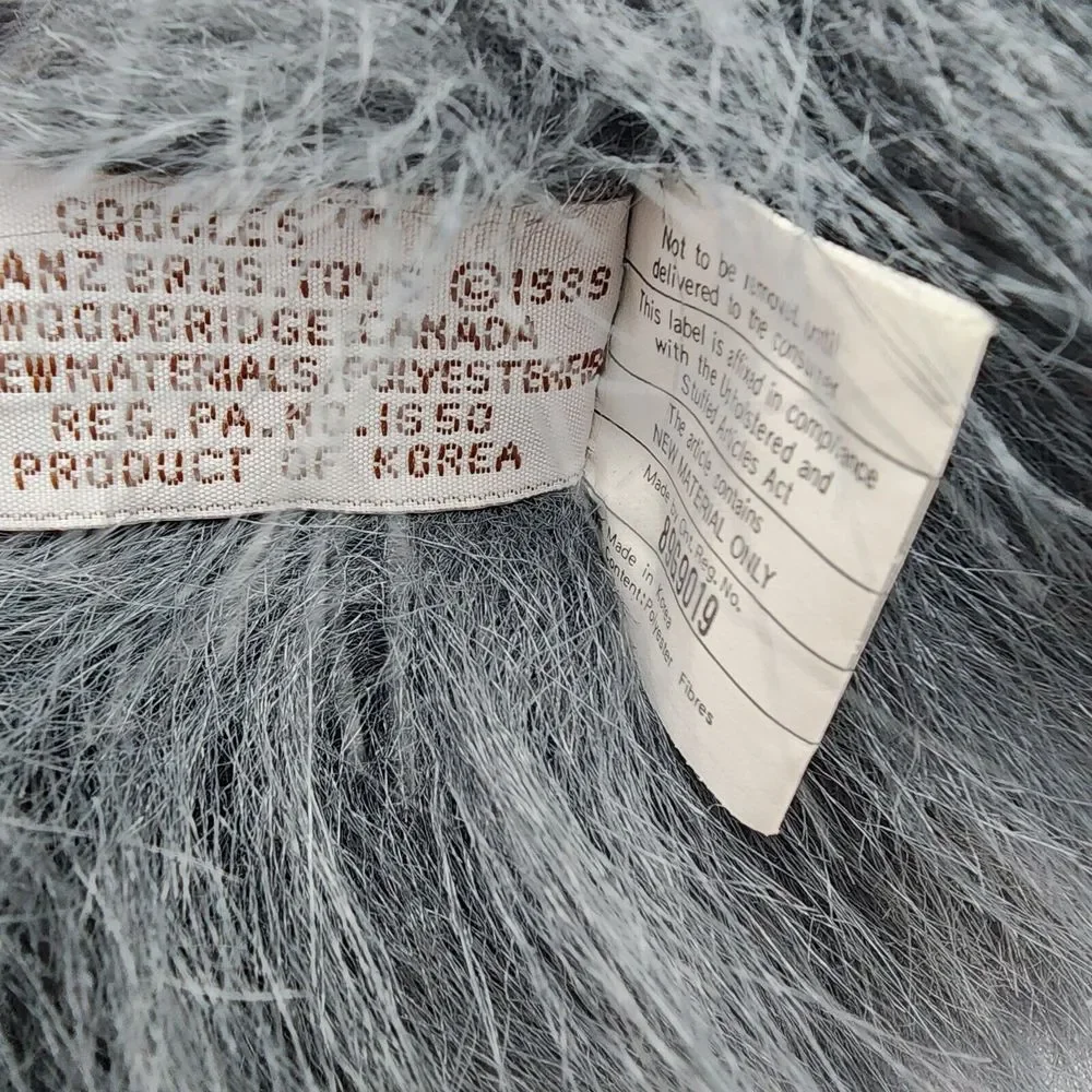 Vintage SHEEP DOG‎ Ganz Heritage Collection GOOGLES White Gray Plush 16